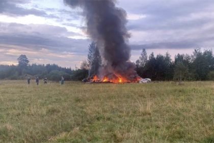 نام یوگنی پریگوژین، رهبر گروه واگنر در میان کشته‌شدگان سقوط هواپیما