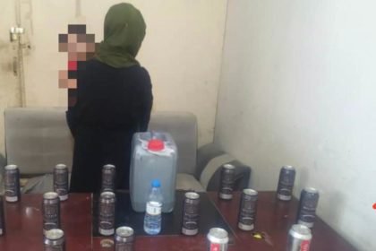 بازداشت یک دختر جوان به اتهام فروش شراب در استان بلخ