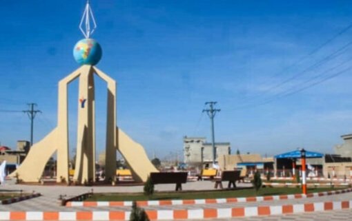 بهرهبرداری یک چهارراه به هزینهی ۲۰ میلیون پول رایج افغانستان در استان فاریاب