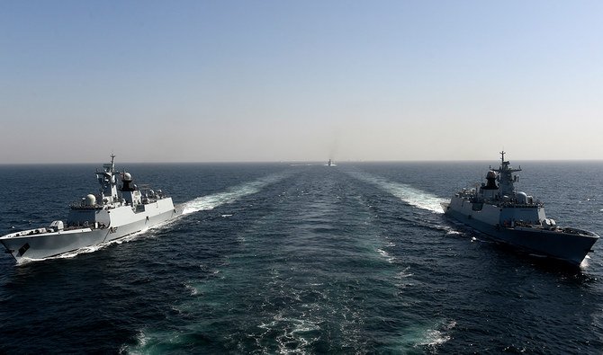 نیروی دریایی پاکستان کشتی‌های جنگی را در دریای عرب مستقر کرد