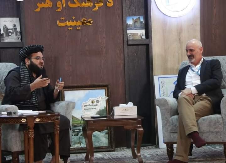 طالبان خواستار همکاری یونسکو در بخش ترمیم موزیم ملی و ساحات تاریخی شدند