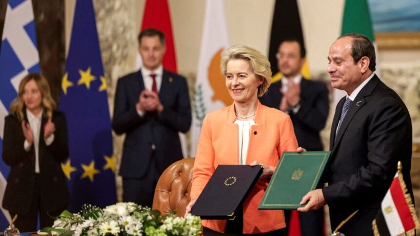 مصر و اروپا بر سر راه‌حل دوکشور و توقف جنگ در نوار غزه توافق کردند