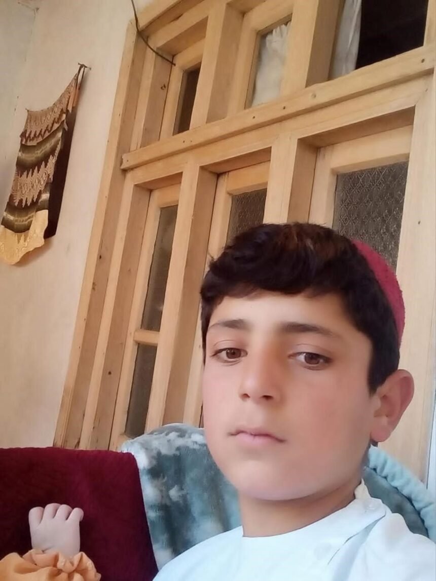  شهادت یک نوجوان ۱۳ ساله در تخار