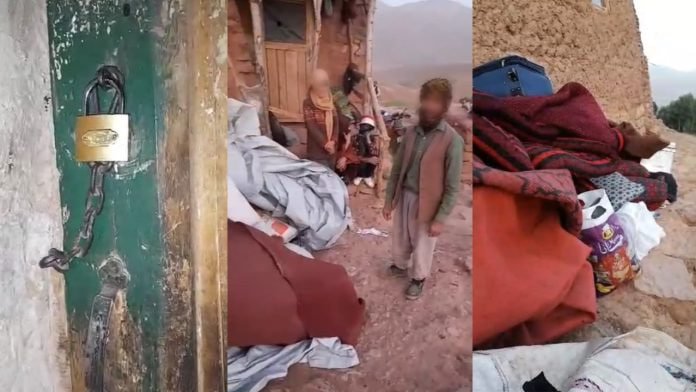 منابع محلی: طالبان باشندگان یک روستا درپنجاب بامیان را وادار به کوچ اجباری کردند
