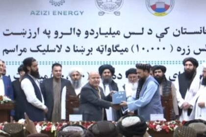  امضآی قرارداد پروژه ۱۰ هزار میگاوات برق؛ با رنگ و بوی تبلیغاتی برای طالبان