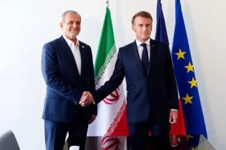 مکرون + پزشکیان