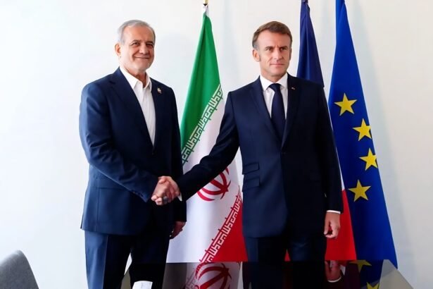 مکرون + پزشکیان